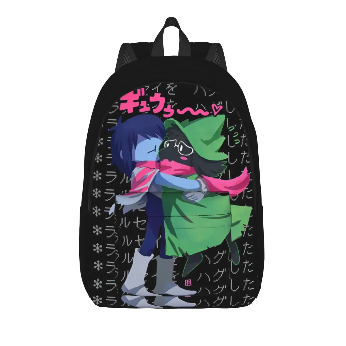 sac à dos de jeu deltarunes pour hommes, femmes, adolescents, lycéens, randonnée, voyage, sac à dos de jour, sacs en toile pour ordinateur portable avec poche