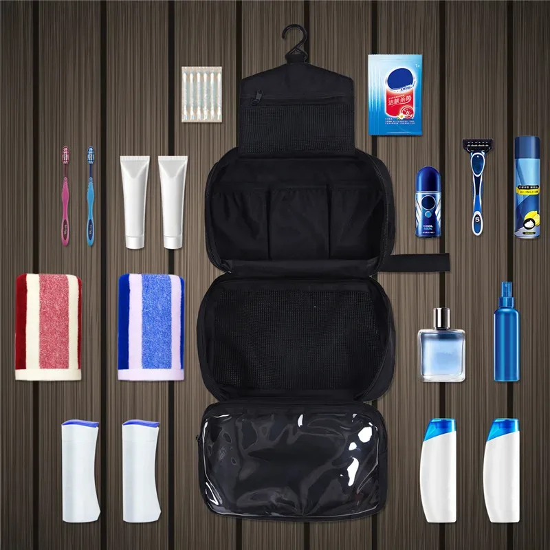 trousse de toilette étanche pour hommes et femmes, trousse de toilette extérieure, kits de douche de voyage, trousse cosmétique, poudres de maquillage, nouveau