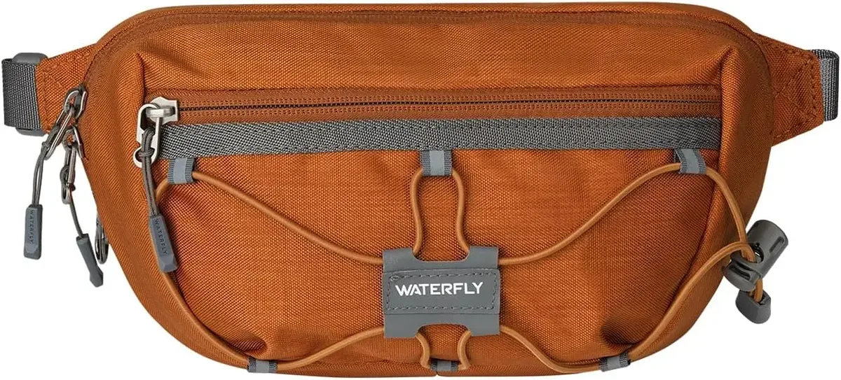 sac banane léger waterfly 1,5 l : blocage rfid, antivol, sac à bandoulière résistant à l'eau pour voyage, edc