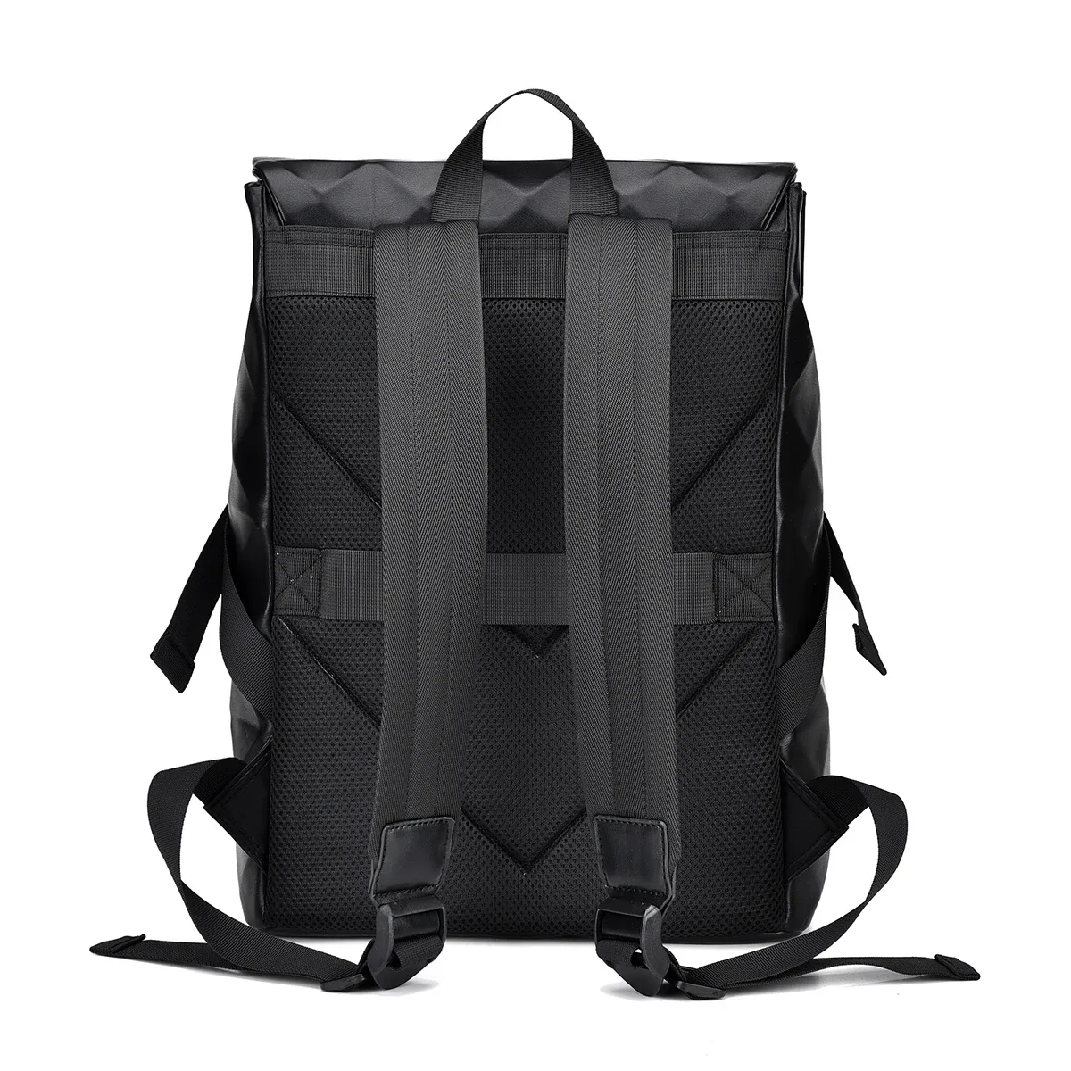sac à dos à motif géométrique pour hommes, sac à dos décontracté résistant à l'eau, sac de voyage de grande capacité