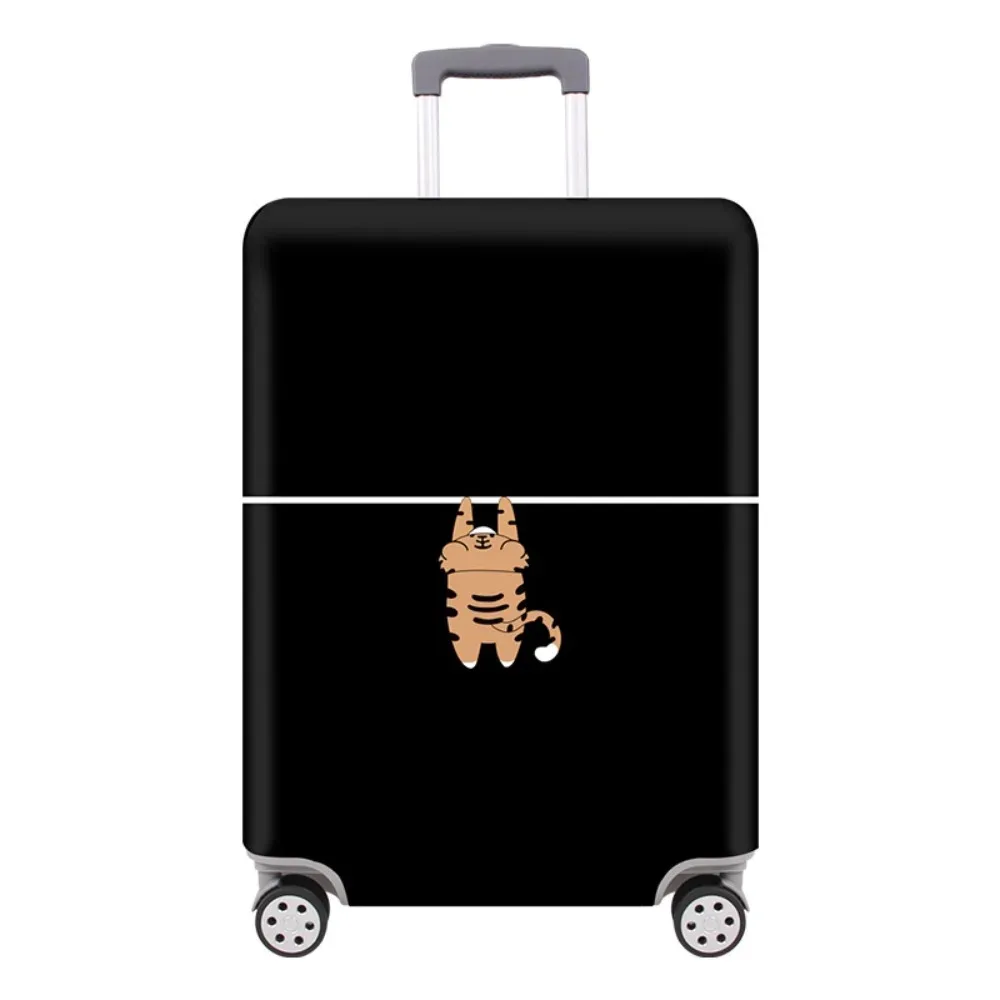 housse de protection anti-rayures pour bagages, anti-poussière, antivol, housse de valise durable avec motif animal mignon, accessoires de voyage