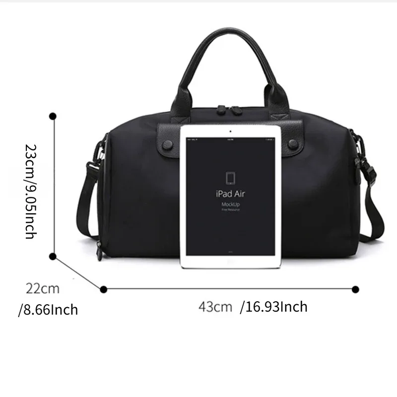 sac de fitness grande capacité, sac de rangement léger pour yoga, sac de natation, séparation humide et sèche, sac à bagages de voyage d'affaires, sac à main