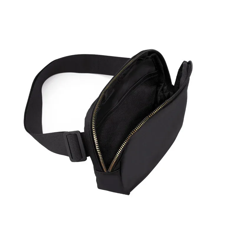 sac banane à fermeture éclair pour femmes, sac de poitrine pour sports de plein air, sac à bandoulière décontracté voyage, sac de ceinture, pochette d'argent, 2024