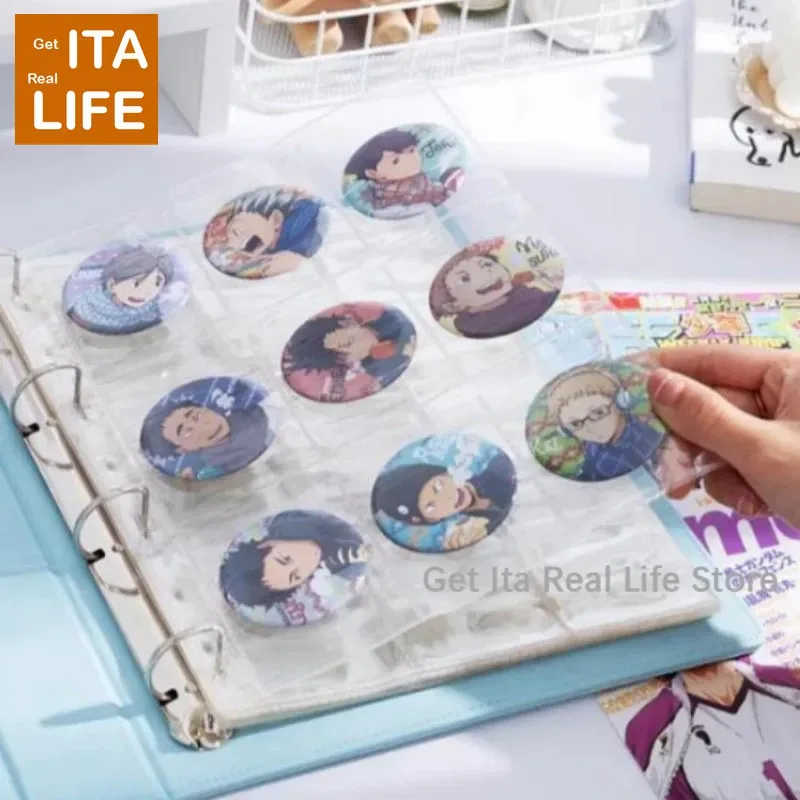 italife ita sac badge feuille de carte pages femmes anime sac à dos badges préférés page pour porte-clés broches itabag accessoires h328