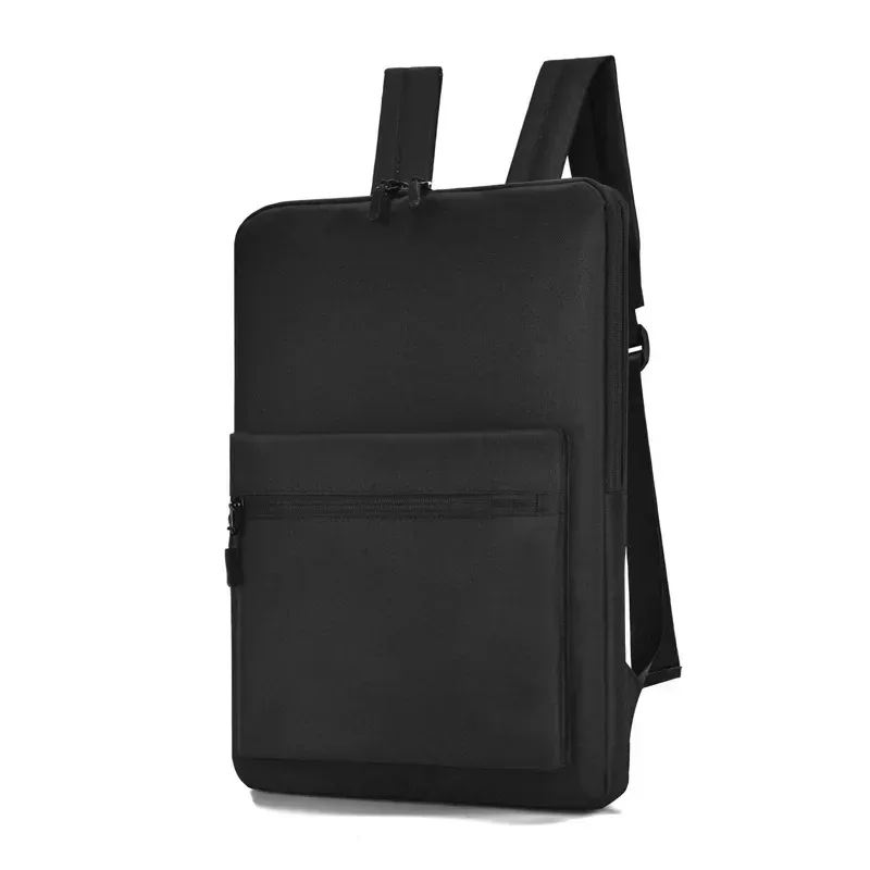sac dos nylon gris poche limon bouton broderie bandoulière arquée fermeture éclair décontracté voyage ordinateur portable