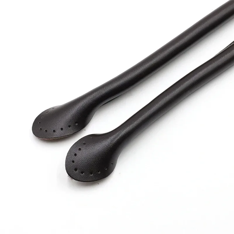 2 poignées en cuir de vachette durables de 40, 50, 60 cm, sangle détachable pour sacs à bandoulière, poignée en forme de feuille, sangle de remplacement diy faite à la main pour sac à main