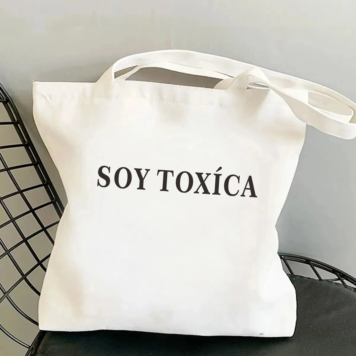 femmes sac à bandoulière graphique harajuku shopper sacs grande capacité toile fourre-tout sac à main sans fermeture éclair eco décontracté fille sacs à main