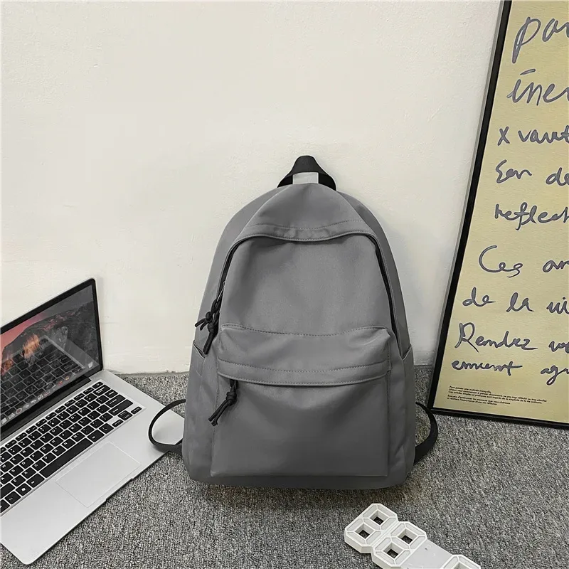 sac à dos d'école à motif simple pour femme et garçon, cartable de voyage pour étudiant, cartable de livre a4 pour adolescente, nouvelle collection 2023 mochila