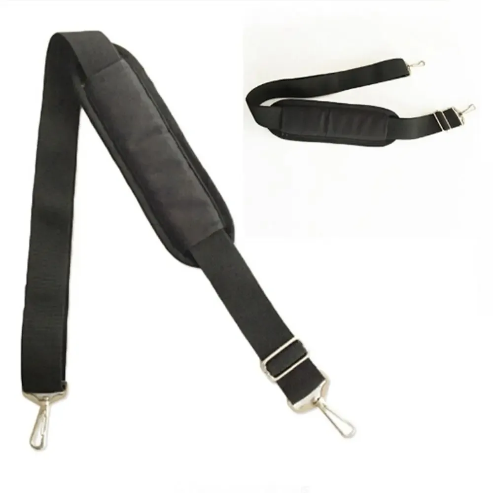 1 pièce Sangle de sac en nylon détachable 130 cm Noir Ceintures de sac à main Sangle d'épaule réglable Sac pour ordinateur portable