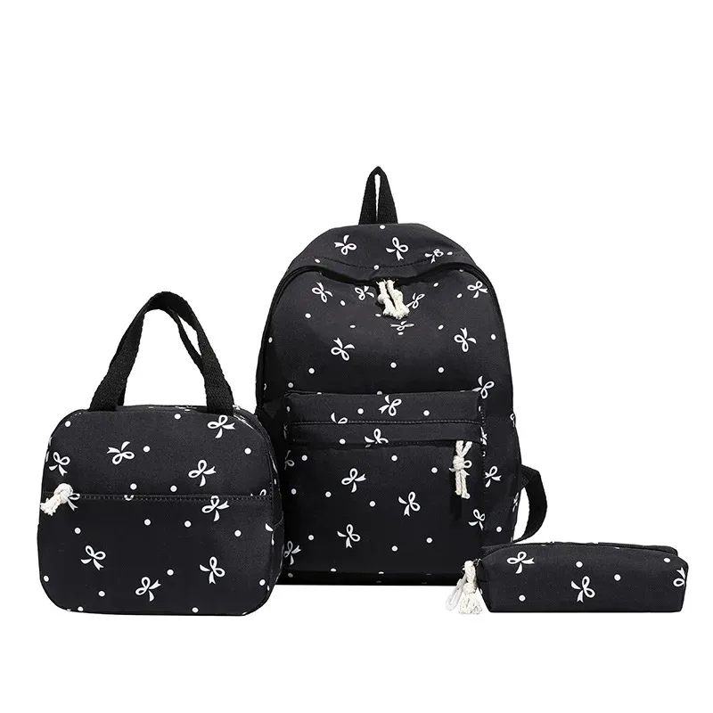 1 ensemble de sacs à dos 3 en 1 pour femmes, étudiantes, grande capacité, sac à dos de voyage décontracté, sac à dos élégant et polyvalent pour ordinateur portable, pour l'école