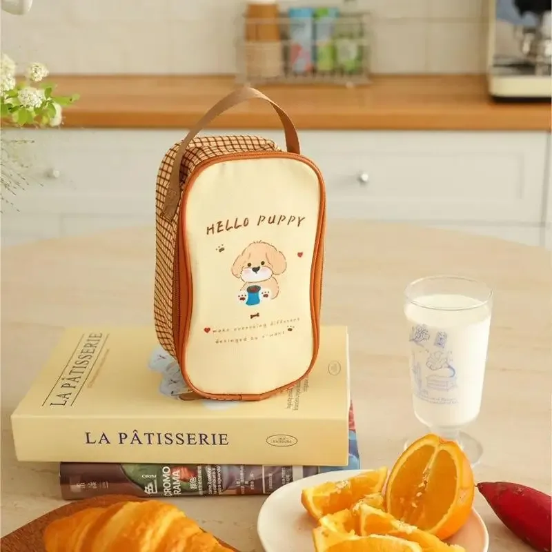 sac fourre-tout isotherme à motif de dessin animé mignon, sac à main thermique réutilisable, conteneur de stockage alimentaire pour enfants, femmes, école, travail, pique-nique