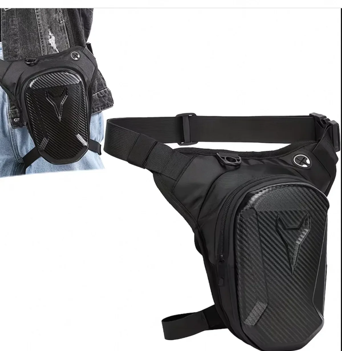 Sacoche de cuisse imperméable pour moto, sac banane, sac bandoulière, pour motard, motocross, équipement moto homme femme
