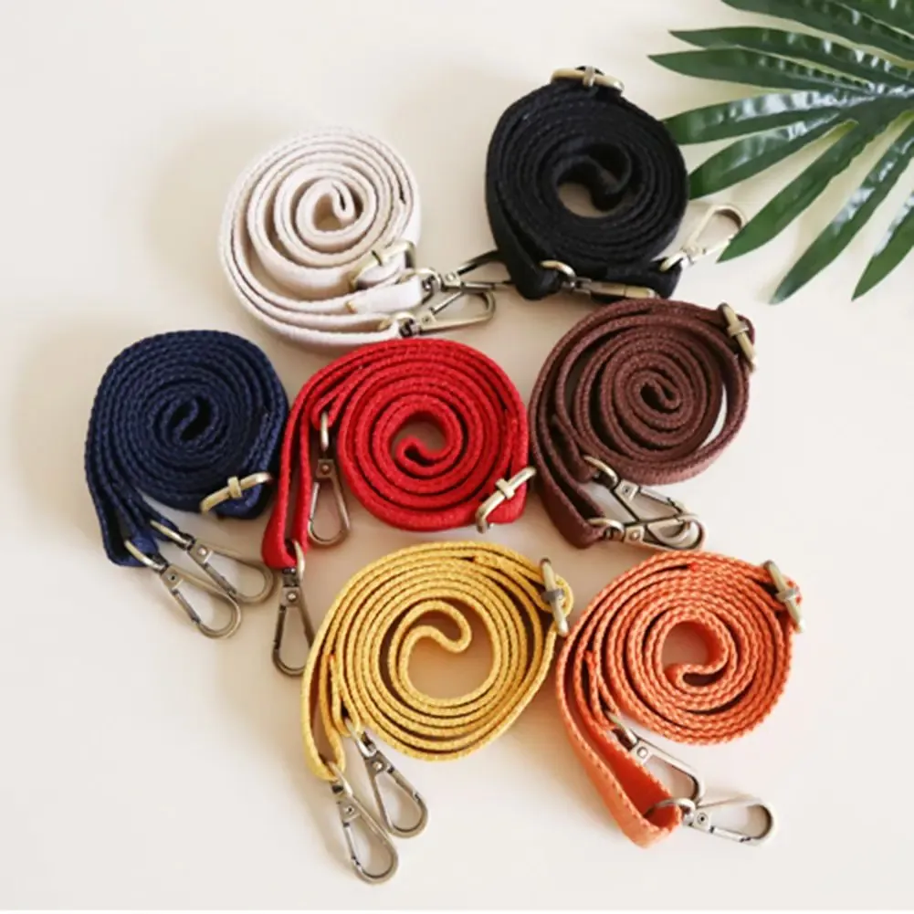Sangle de sac à dos en toile de 130 cm couleur bonbon, accessoires pour sac à bandoulière, chaîne de sac à main, ceinture de sac