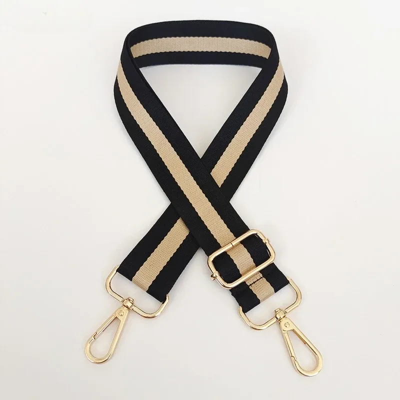 nouveau sac à bandoulière accessoires coloré polyvalent simple épaule portée oblique sac large étendu sangle rayée réglable