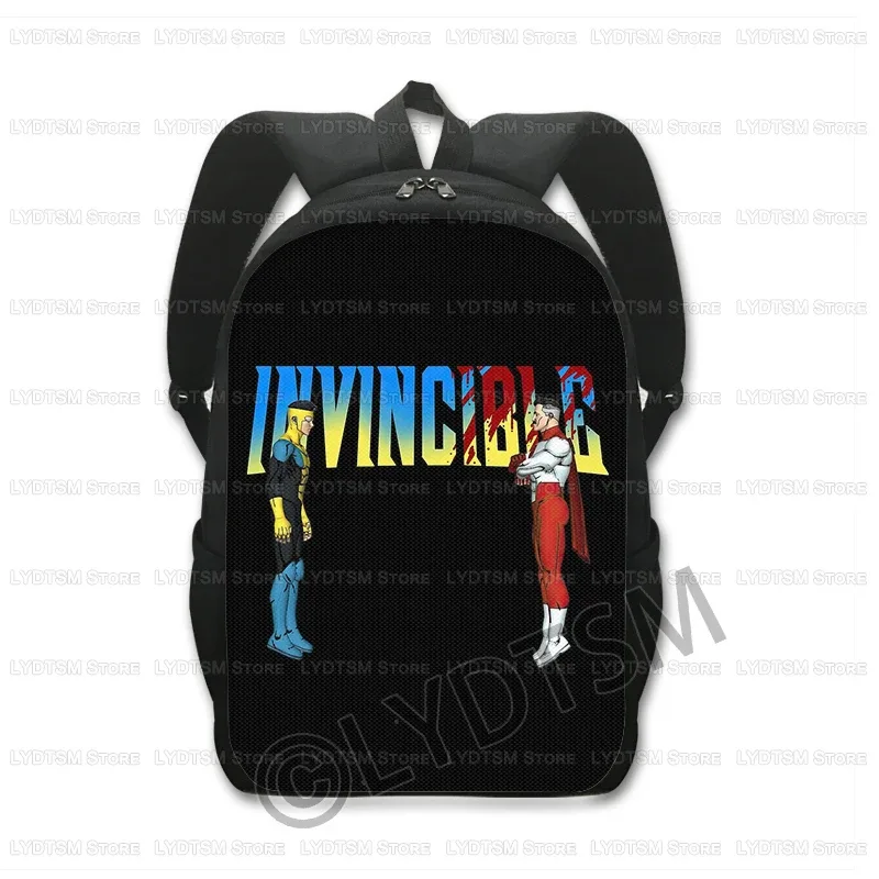 invincible hero print sac à dos hommes sac à dos bande dessinée omni mark enfants sacs d'école pour adolescent sac à dos ordinateur portable sacs à dos bookbag