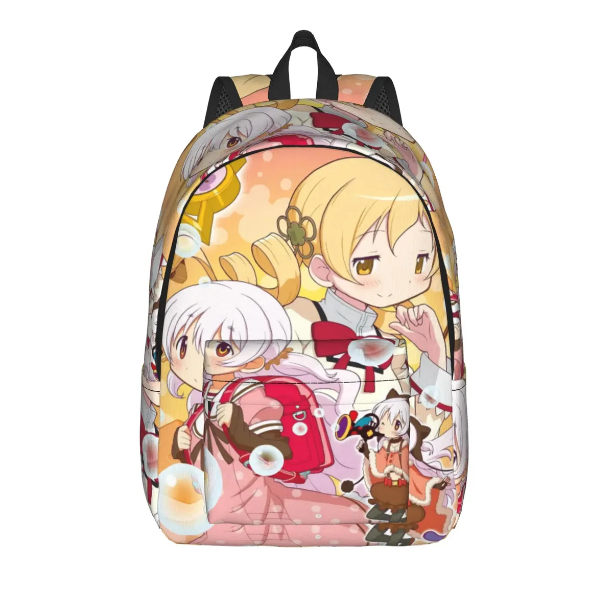 sac à dos homura puella magi madoka magica anime pour étudiants, randonnée, voyage, kyubey, pour hommes et femmes, sacs en toile pour ordinateur portable