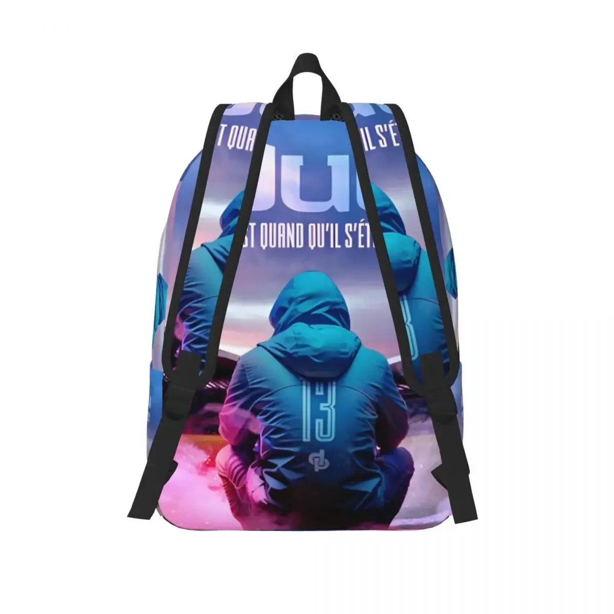 sacs à dos personnalisés en toile pour chanteur français jul, pour femmes et hommes, sac étanche pour école, collège, marseille, sac à livres imprimé