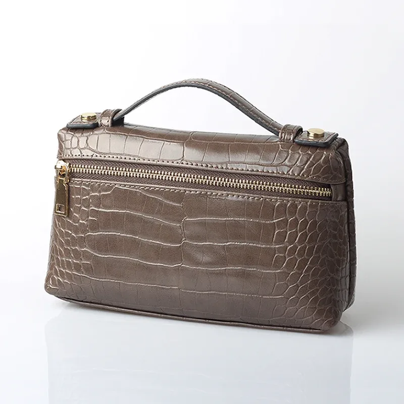 tophiigh-sac à main de maquillage portable pour femmes, pochette, sac à main, sac à main pour dames, sac à main, sac à main, savoir chaud, salle, rouge, café, mode