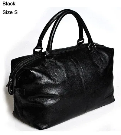 sac de voyage en cuir véritable, sac à bagages pour hommes, grand sac de sport pour hommes, sac à bandoulière pour femmes, grand sac fourre-tout, sac à main noir.