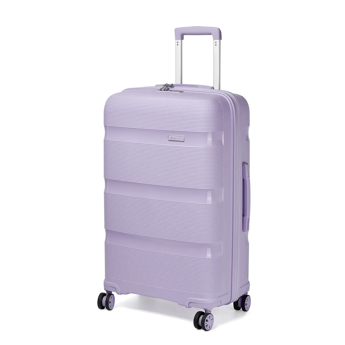 valise rigide kono en polypropylène, bagage à main à roulettes 55/65/75 cm avec 4 roulettes pivotantes à 360° °   roues pivotantes et serrure à combinaison tsa