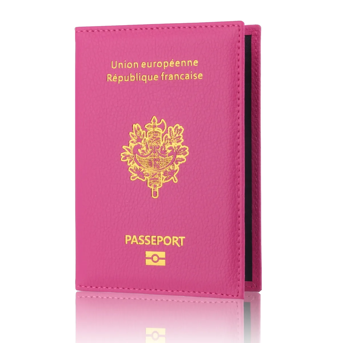 housse de protection pour passeport en pu de haute qualité, porte-cartes bancaires, porte-documents de voyage, mode homme et femme, étui portefeuille pour passeport français