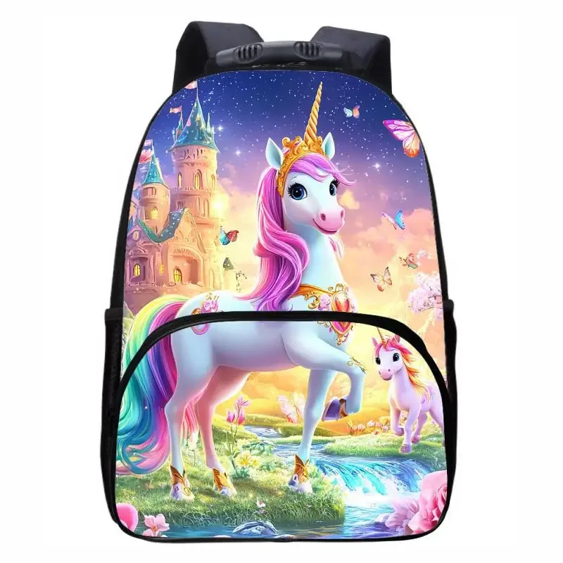 sac à dos licorne pour élèves du primaire et du secondaire, sac à dos à la mode pour hommes et femmes