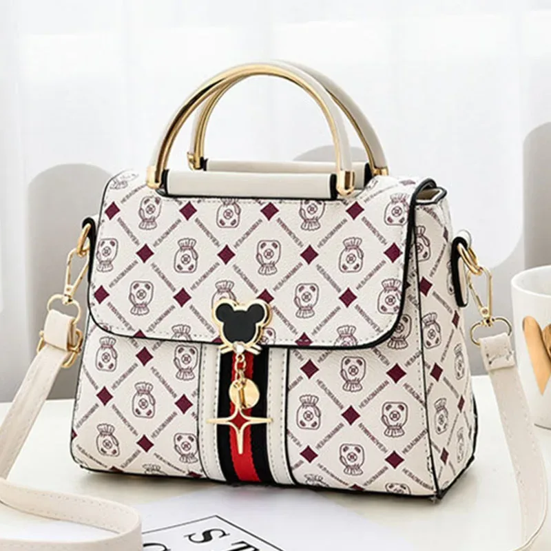 nouveau sac à bandoulière pour femme, sac fourre-tout de luxe, sac à main de créateur, sac à main en cuir imprimé monogramme, sac à bandoulière unique