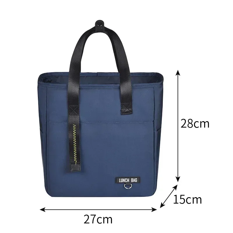 sacs de rangement à fermeture éclair pour femmes, sacs isothermes de voyage pour pique-nique, sacs à main, boîte à lunch bento, sac thermique grande capacité pour aliments