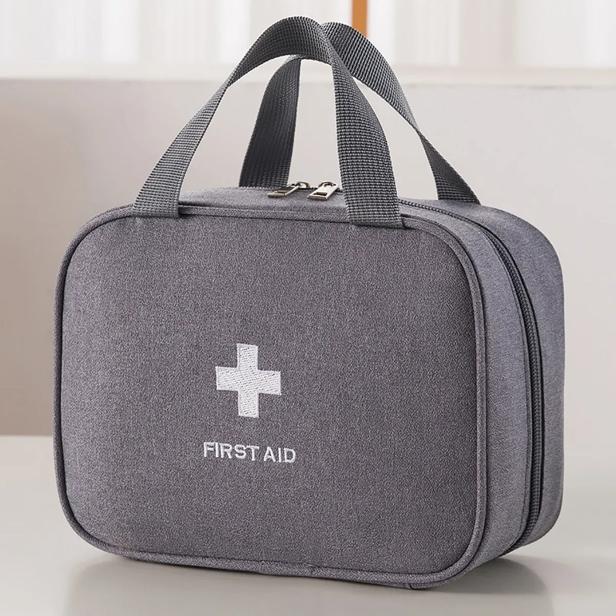 sac à médicaments portable d'extérieur de grande capacité pour hommes et femmes, petit voyage, fournitures médicales, outils, pochette de rangement, fourre-tout, sac à capsules