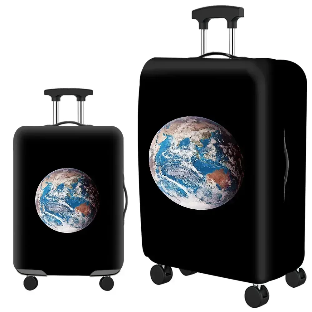 optics elastic world juste de protection pour bagages, fermeture éclair trempée, housses de valise pour sac de 18 à 32 pouces, housse de chariot, accessoires de voyage