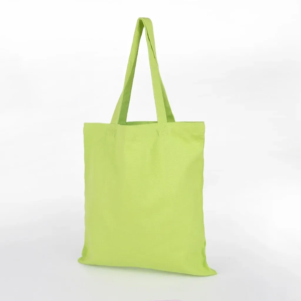 sac fourre-tout vierge en toile de coton souple pour emballage cadeau, création artistique étudiante et articles de magasin