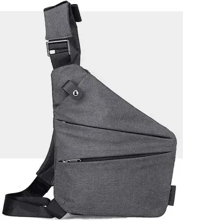 dienqi anti-vol hommes sac de poitrine étanche poitrine pack voyage poche personnelle tactique mâle sac à bandoulière poitrine sac à bandoulière pauch