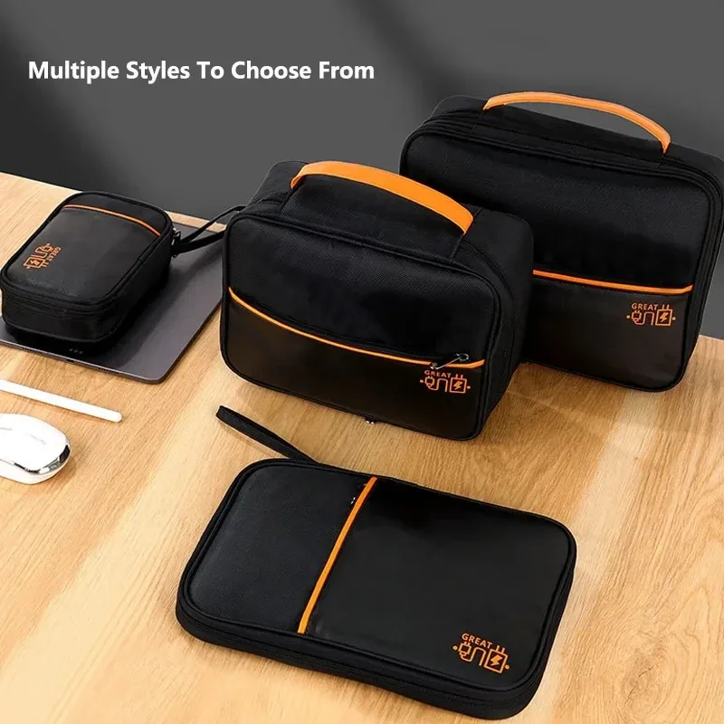 sac de rangement de câbles de données portables, chargeur usb numérique, fil d'écouteurs, boîte de rangement de batterie externe, kit de voyage, pochette de rangement