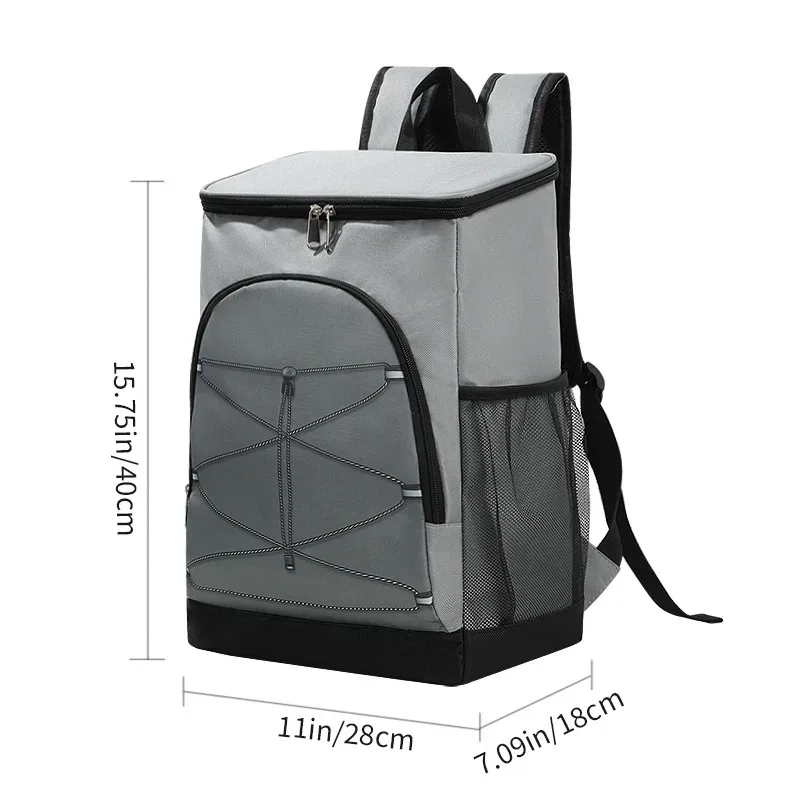 haute qualité style coréen simple mode nourriture garder frais sac à dos voyage camping pique-nique sac grande capacité outsite sacs isothermes
