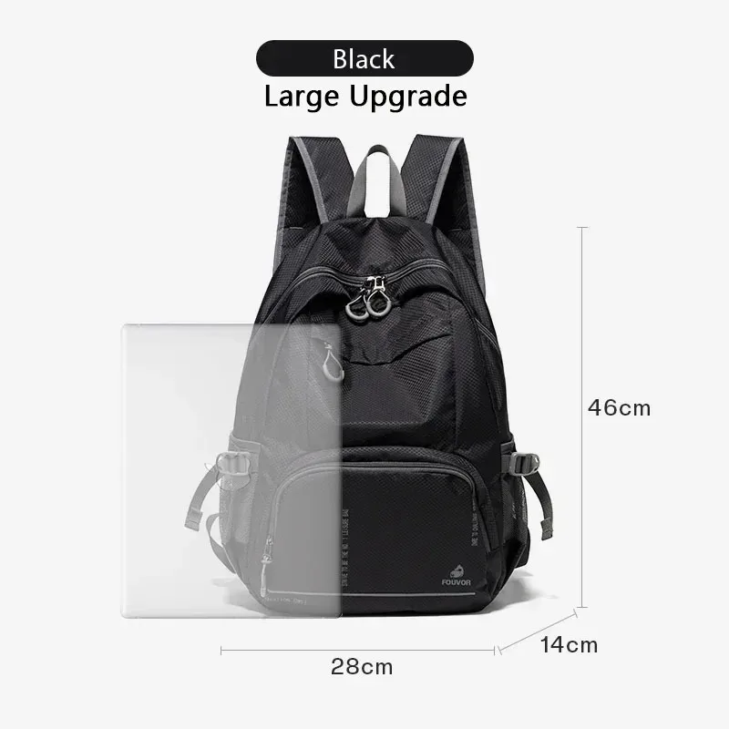 sac à dos pliable multifonctionnel léger et imperméable fouvor 2026 pour activités de plein air, voyages, randonnée et école 3037-06