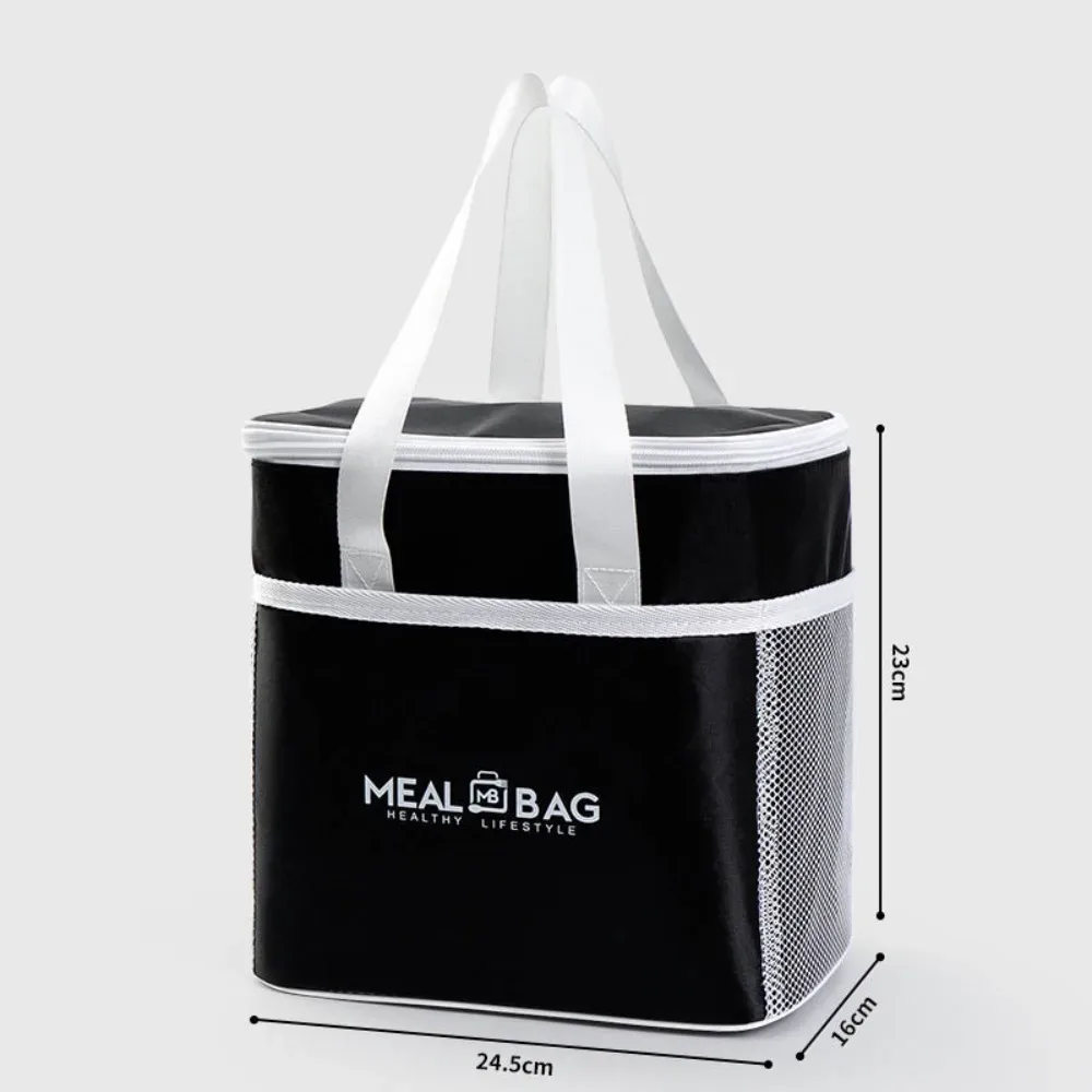 nouvelle sacoche isotherme en aluminium pour boîte à lunch, sac de rangement en tissu oxford épaissi, sac isotherme pour pique-nique