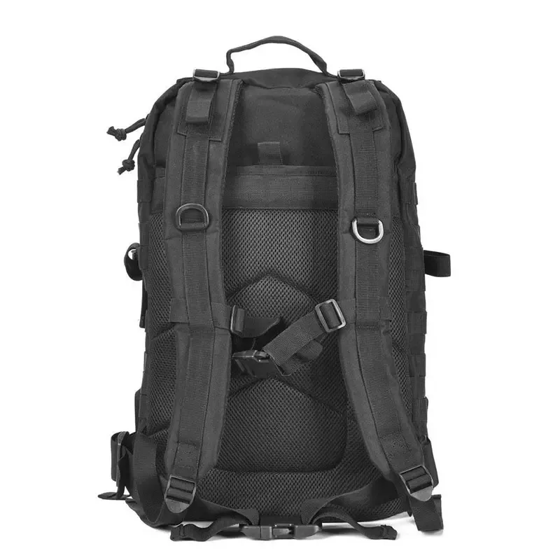 sac dos oxford nylon noir solide 36 55 litres ceinture coussin air normcore minimaliste voyage