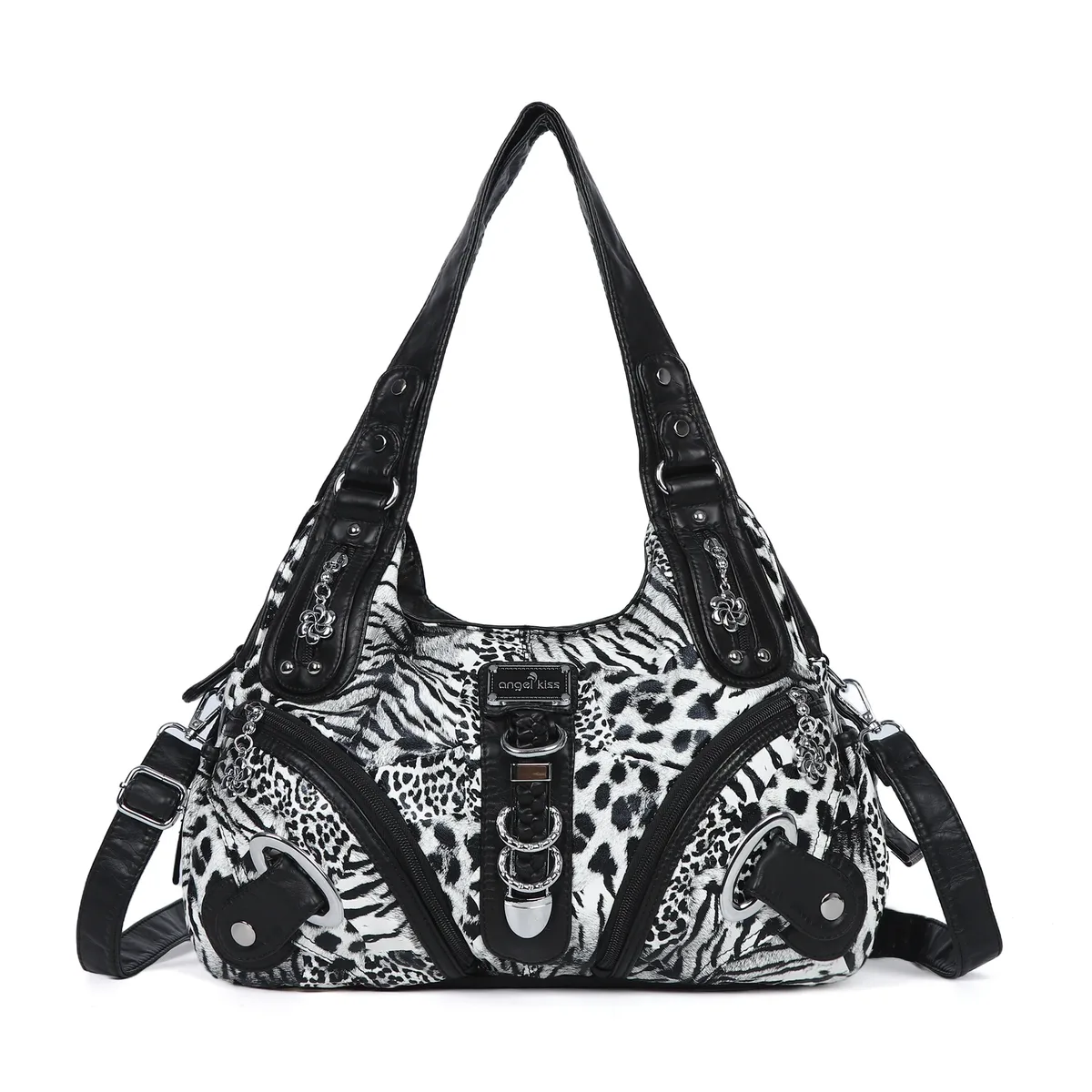 sacs à main pour femmes, grand sac à bandoulière pour femmes, sac à main à imprimé léopard, sac à main tendance, sac à bandoulière de type « dumpling », sac cabas, sac à main de style « hobo ».