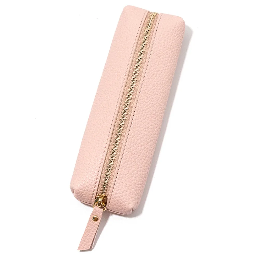 sac à lunettes portable en cuir souple, sac de rangement de maquillage, sacs à main, trousse de toilette de bain, trousse de voyage, fermeture éclair, poudres cosmétiques, étui à lunettes de soleil