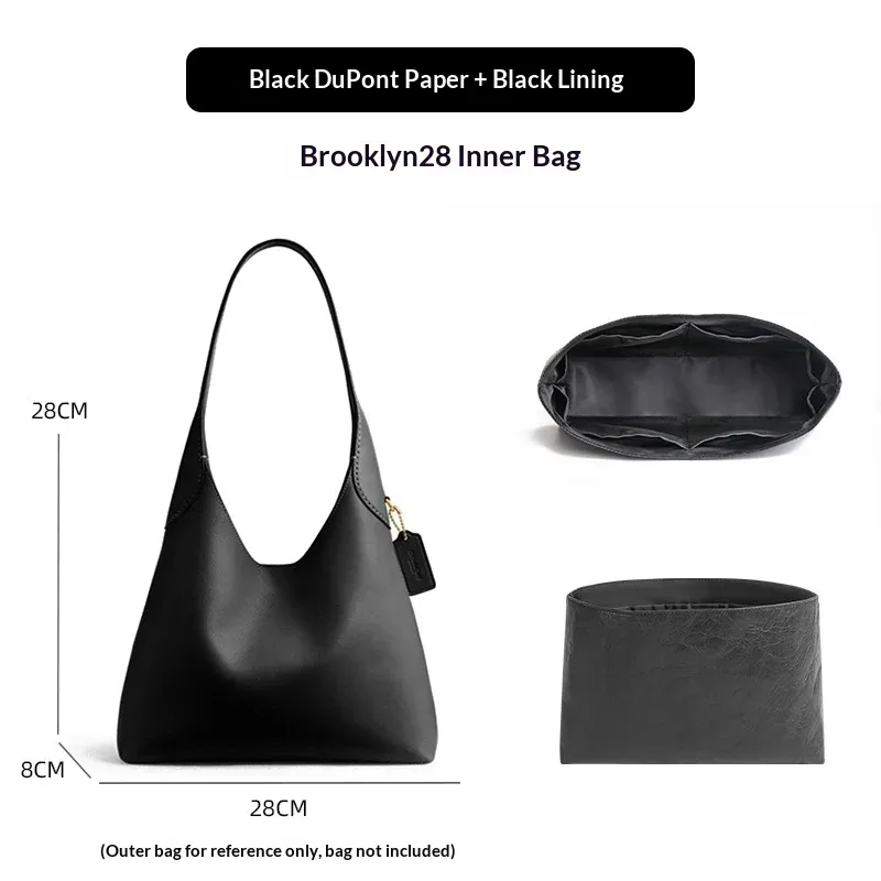insert organisateur de sac pour brooklyn 28 34 39, insert de sac léger, rangement, accessoires de support pour sacs en papier imperméables