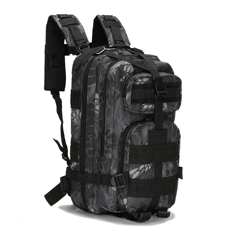 sac à dos tactique 3p en plein air 30l, sac de premiers secours, sport trekking randonnée camping chasse, escalade, équitation, entraînement