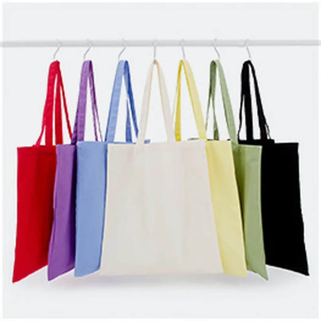 sac fourre-tout en toile naturelle vierge, sac en coton pour la sensibilisation écologique, les sorties décontractées et le shopping quotidien