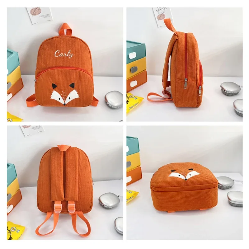 sac à dos en velours côtelé, disponible en plusieurs couleurs, double poche de rangement, bretelles réglables, adapté pour les trajets quotidiens, les vacances, les fêtes, les sorties, cadeau créatif.