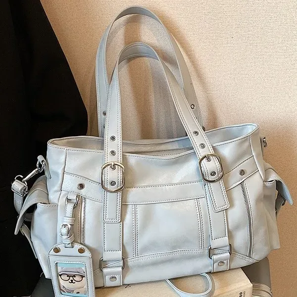 sac bandoulière vintage grande capacité pour femme 2026 – polyvalent, à porter à l'épaule ou sous le bras, idéal pour les trajets quotidiens et les voyages