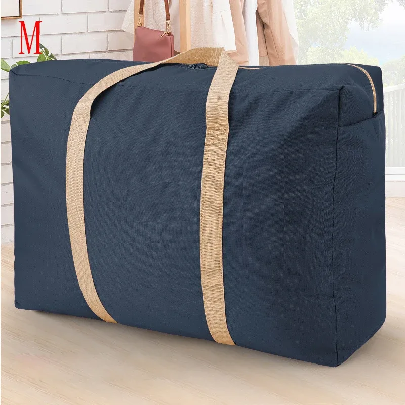 sacs de rangement de vêtements de voyage portables épais, sac à bagages de styliste étanche à fermeture éclair, sac à main pour maison mobile, paquet résistant à l'humidité