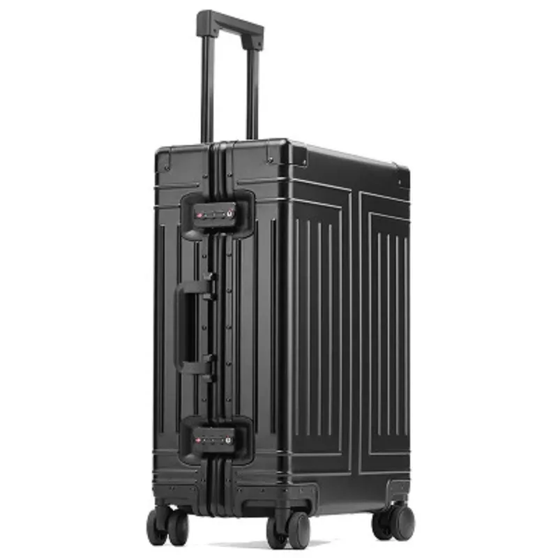 valise à roulettes snugcozy de haute qualité, 100 % aluminium-magnésium, idéale pour les voyages, parfaite pour les valises de marque spinner