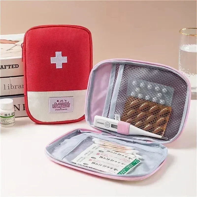 sac de rangement portable, sac de médicaments d'urgence de premiers secours, organisateur de survie de pilules en plein air, kits d'urgence, paquet d'accessoires de voyage