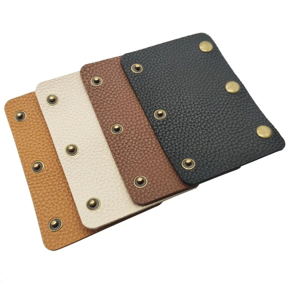 poignée de valise en cuir pu, couleur unie, design antichoc, housse de poignée en cuir, coussin de bandoulière souple, accessoires de sac