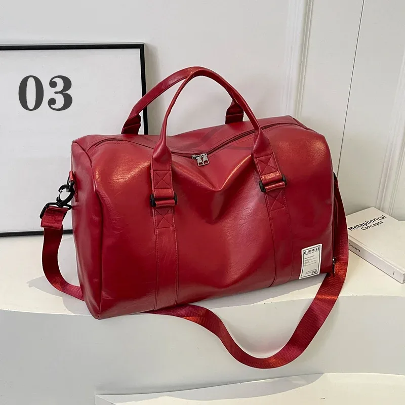 sac de sport en cuir de mode avec paquet de chaussures pour hommes et femmes bagages sac de voyage sport gym fitness sac à main hommes sac à bandoulière