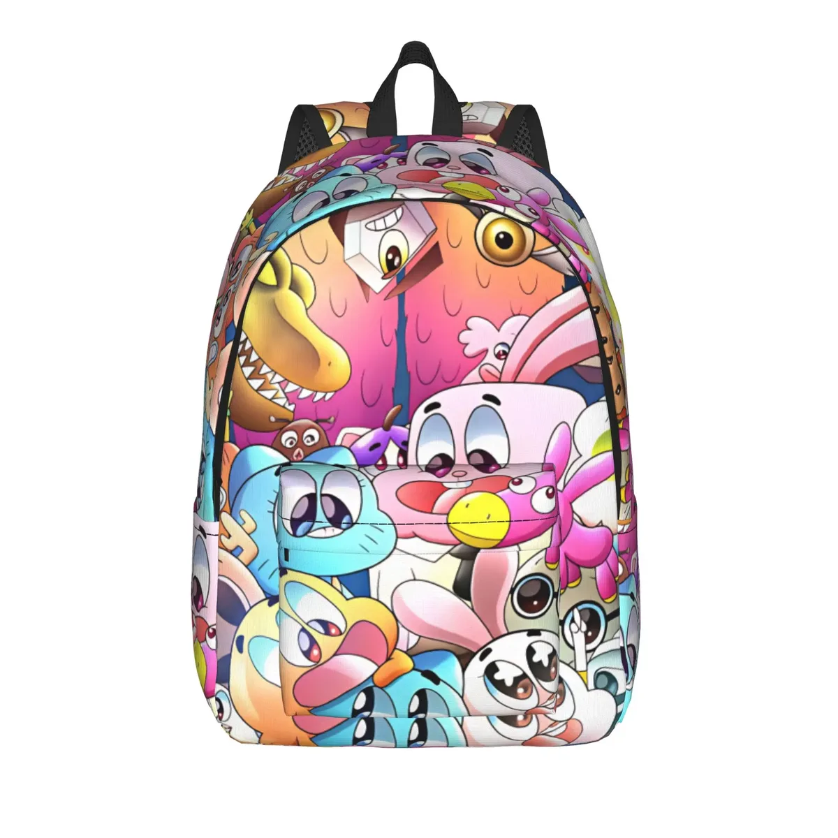 sac à dos the amazing world of gumball darwin swirl, sacs de voyage pour garçons et filles, sacs d'école durables de créateur, sac à dos décontracté